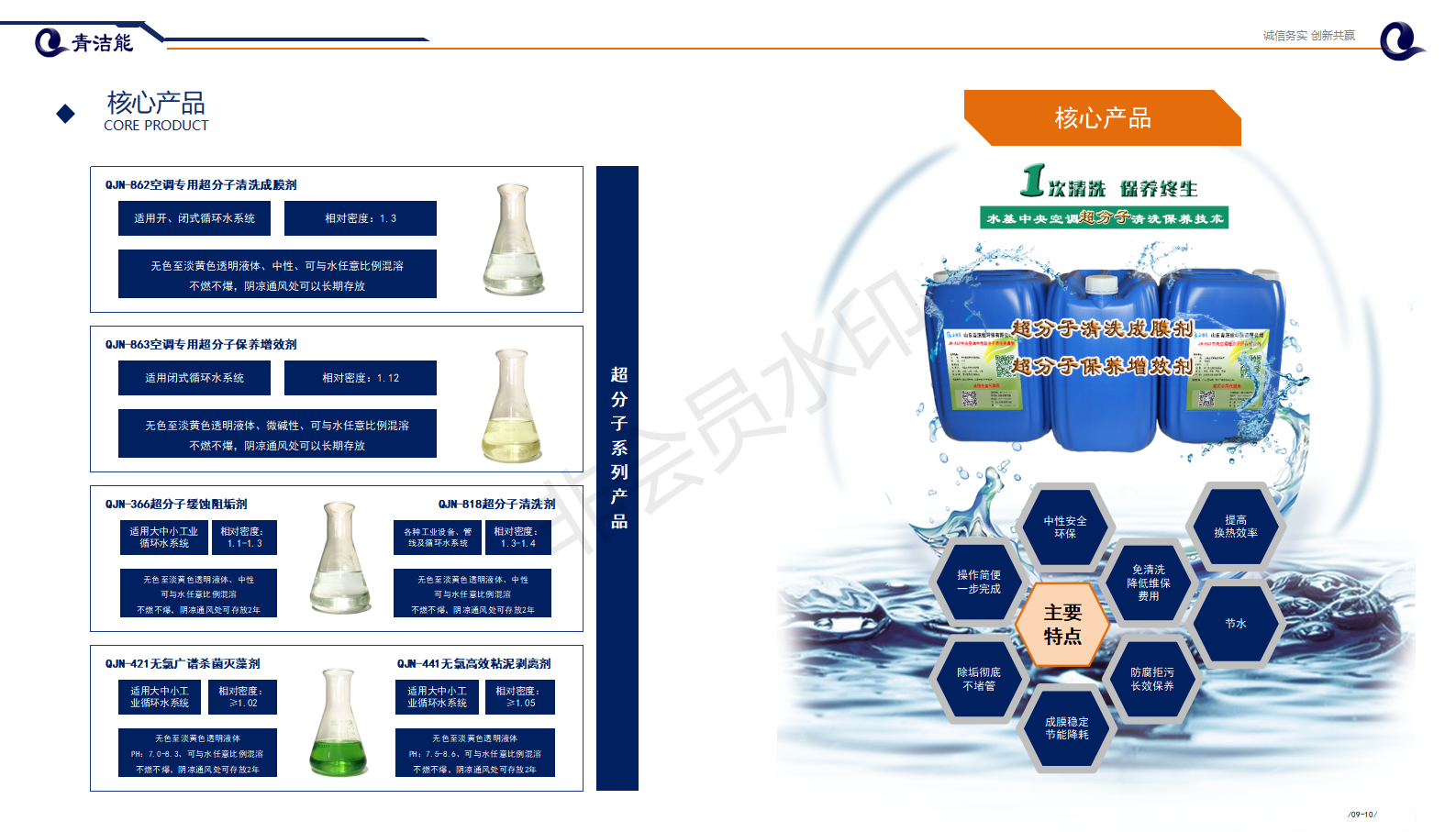 山东威尼斯9499登录入口能环保核心产品